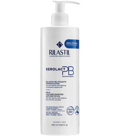 Rilastil Xerolact PB Balm Lipid-Replenishing 400 ml | Face & Body Moisturiser
